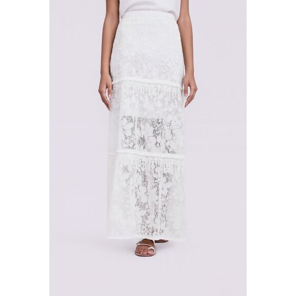Elie Tahari Dresses & Skirts - ELIE TAHARI Tayla White Lace Maxi Skirt